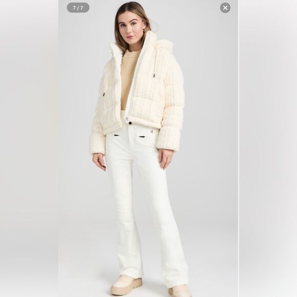 NWT Perfect Moment Aurora High Waist Flare Pants Snow White XL - Picture 15 of 15